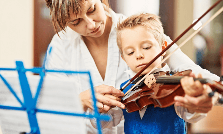 belajar biola Symphonia Musik